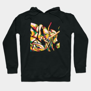 Abstract Eva Unit 01 Hoodie